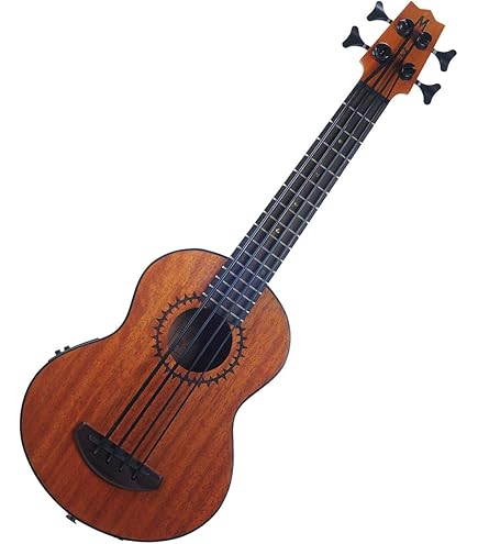 Amazon.co.jp: MAHALO ソリッドボディ ウクレレベース MEB1 NAT : 楽器